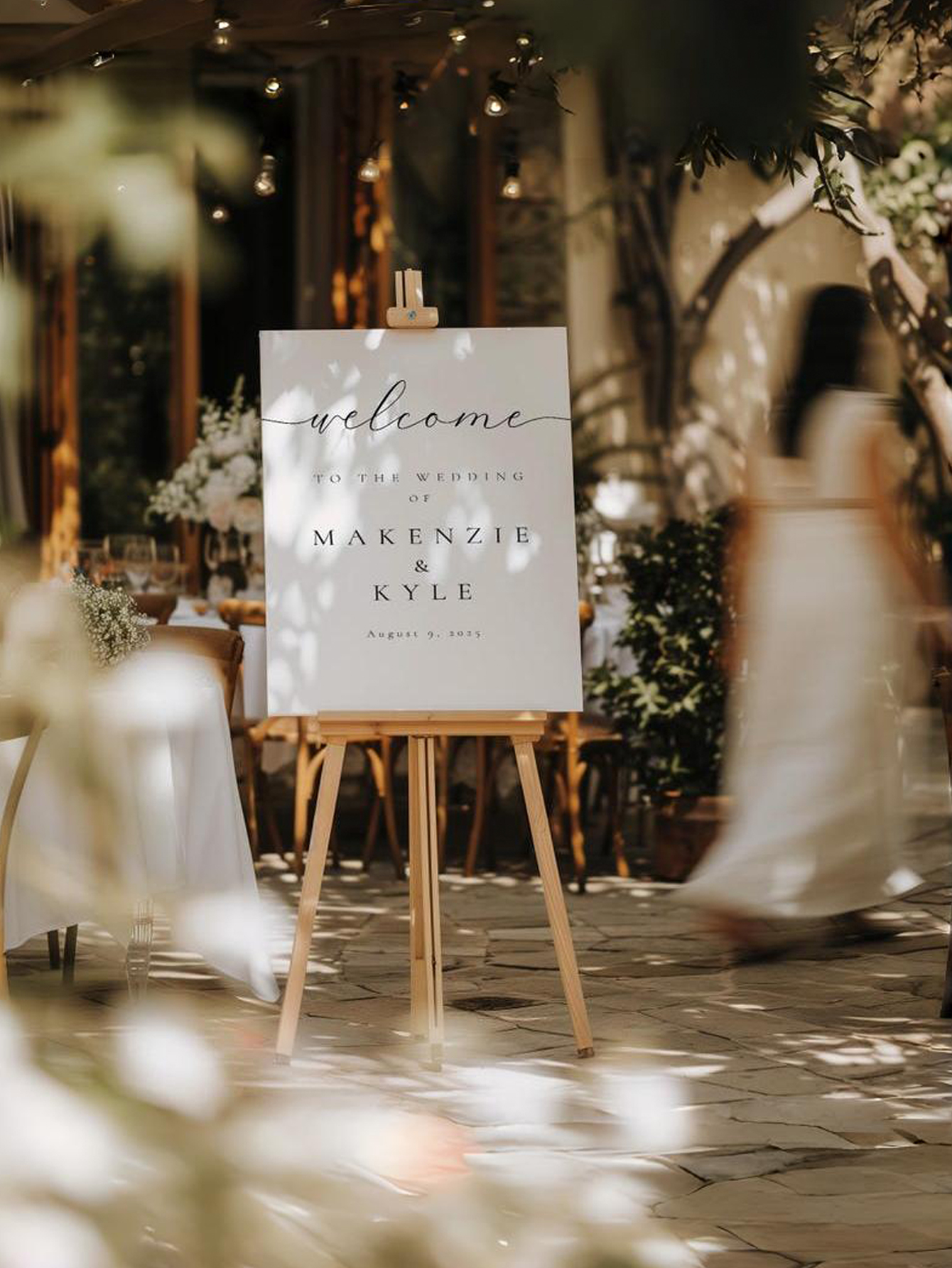 Elegant Wedding Welcome Board